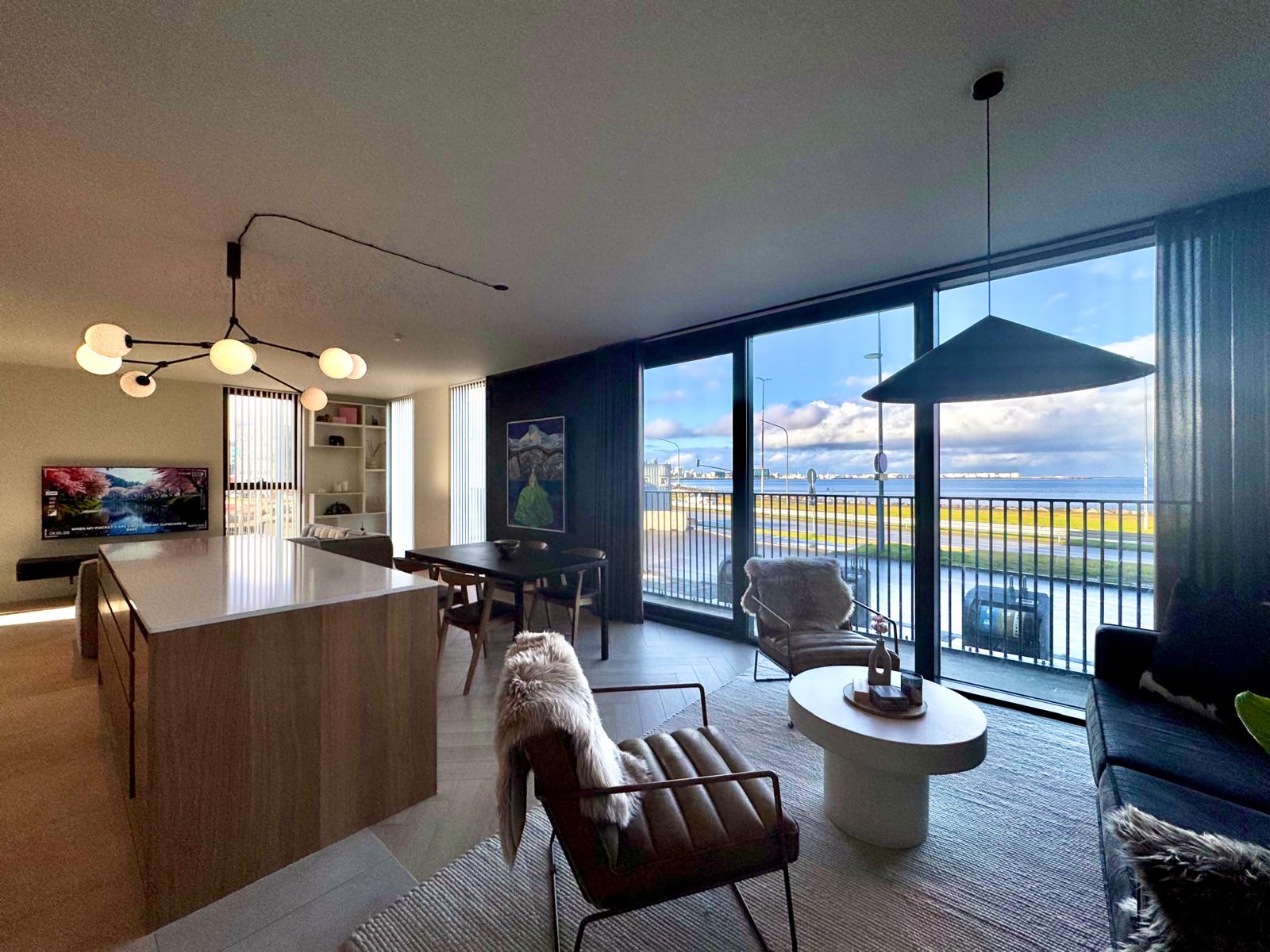 Panoramic view from the living room